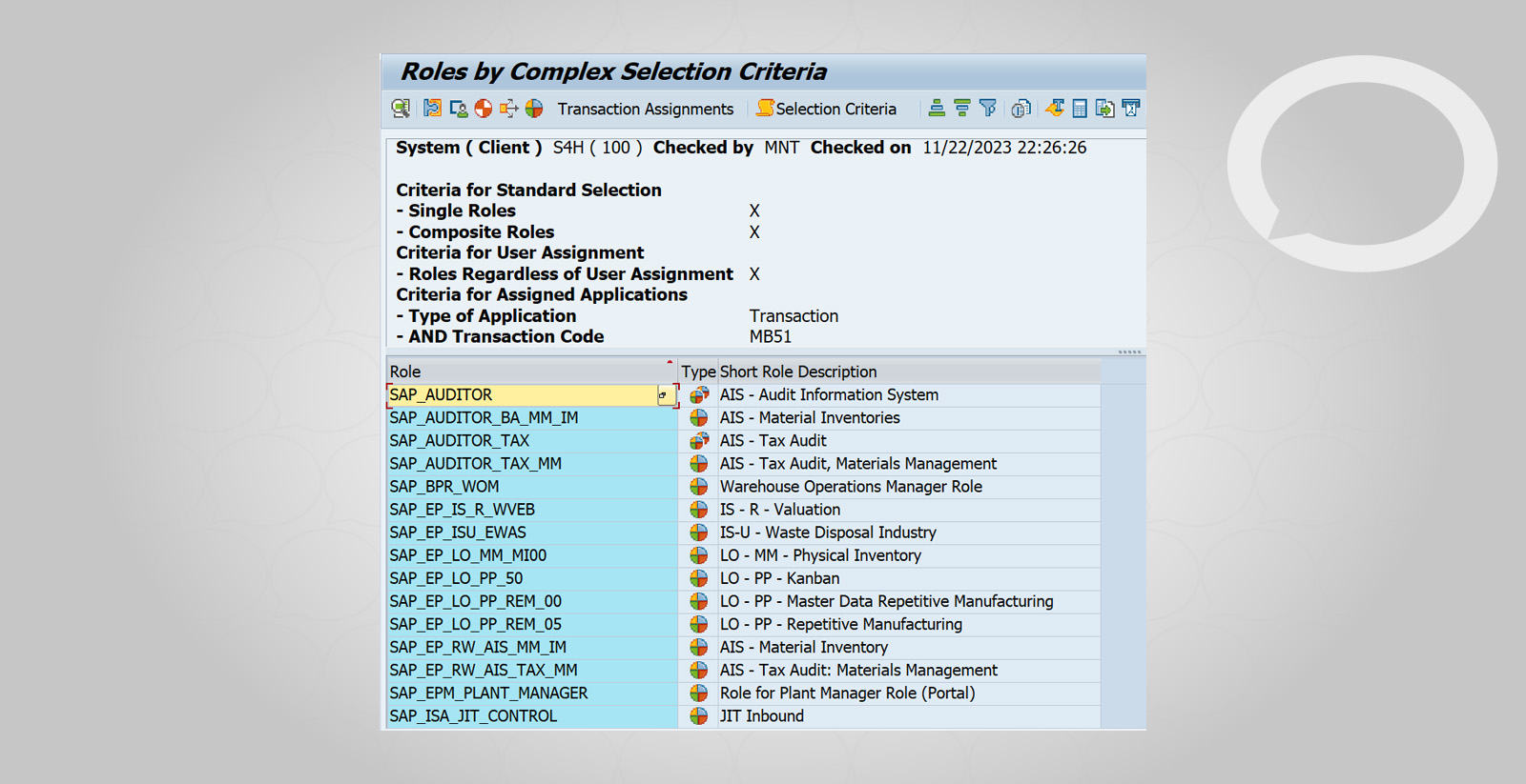 how-to-check-roles-in-sap-hicron