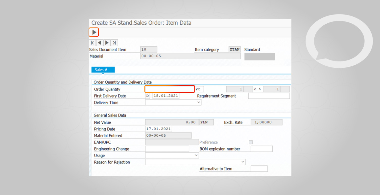 Checking the incompleteness report in the sales order - Hicron