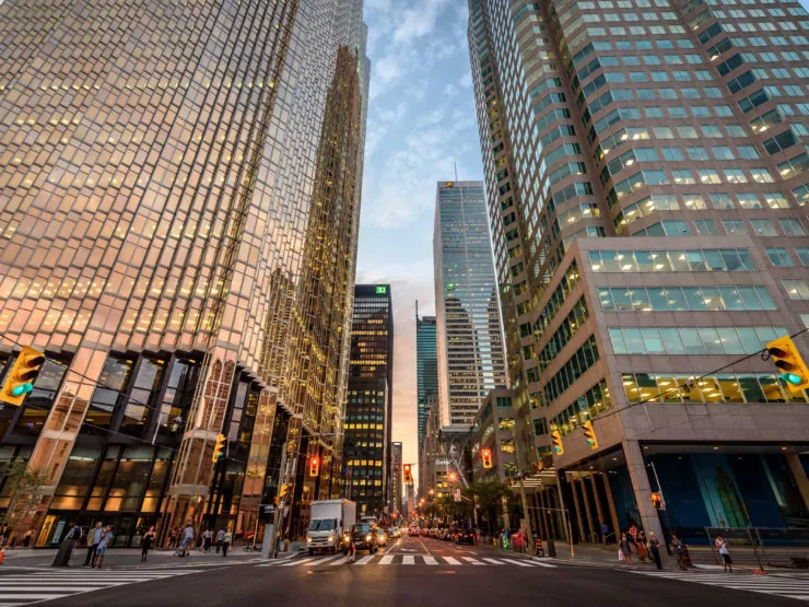 modern city - skyscrapers