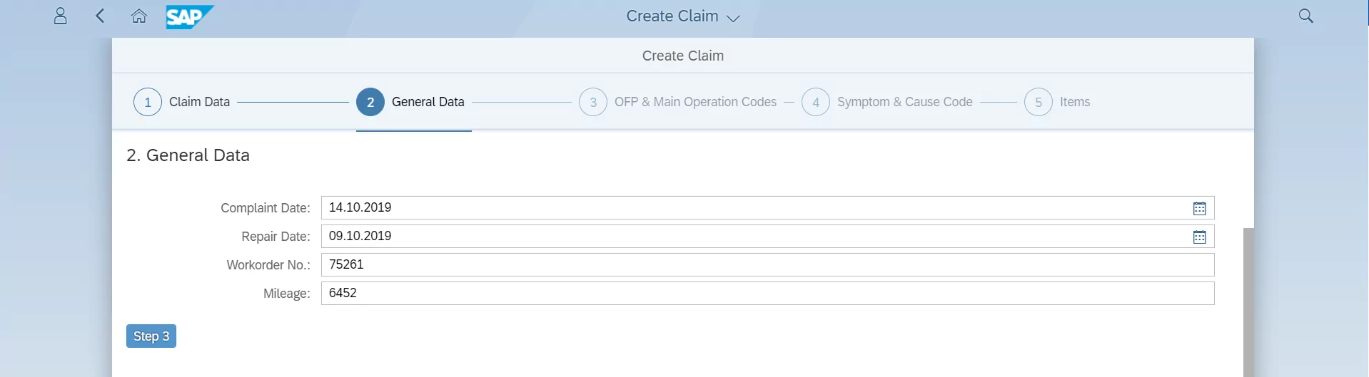 Hicron Fiori for Warranty Claim Processing3