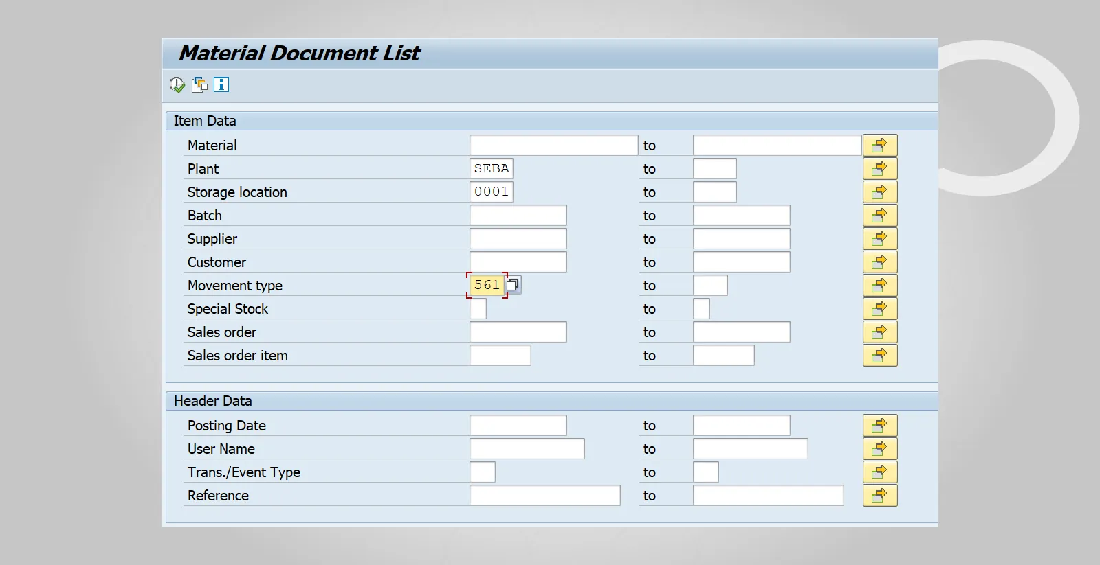 How to create variant in SAP?