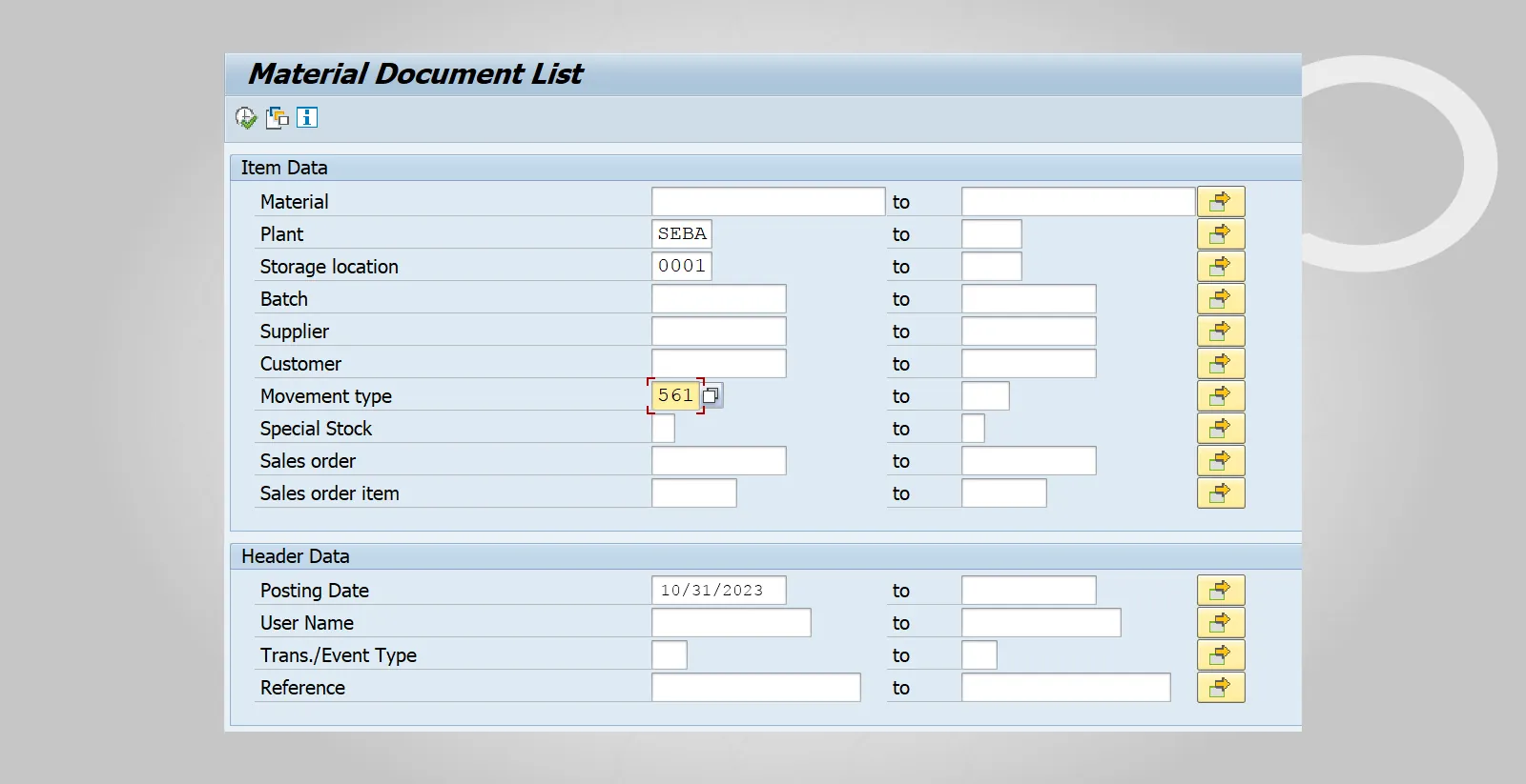 How to set variant in SAP?